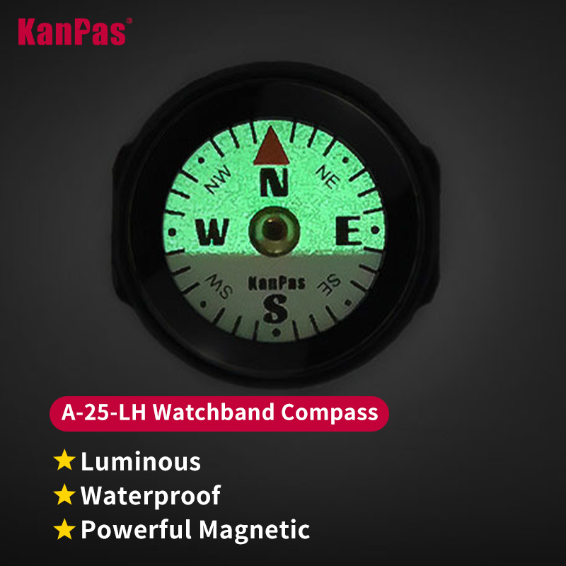 Compass Lensatic - KANPAS Uhrenarmband Kompass Handgelenk-Kompass Wasserdicht Mini