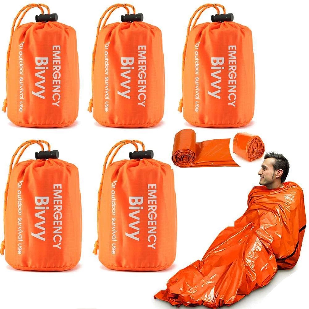 1–5 Stück Notfallschlafsäcke,  – Bivy Bag Emergency Bewertung und Preis