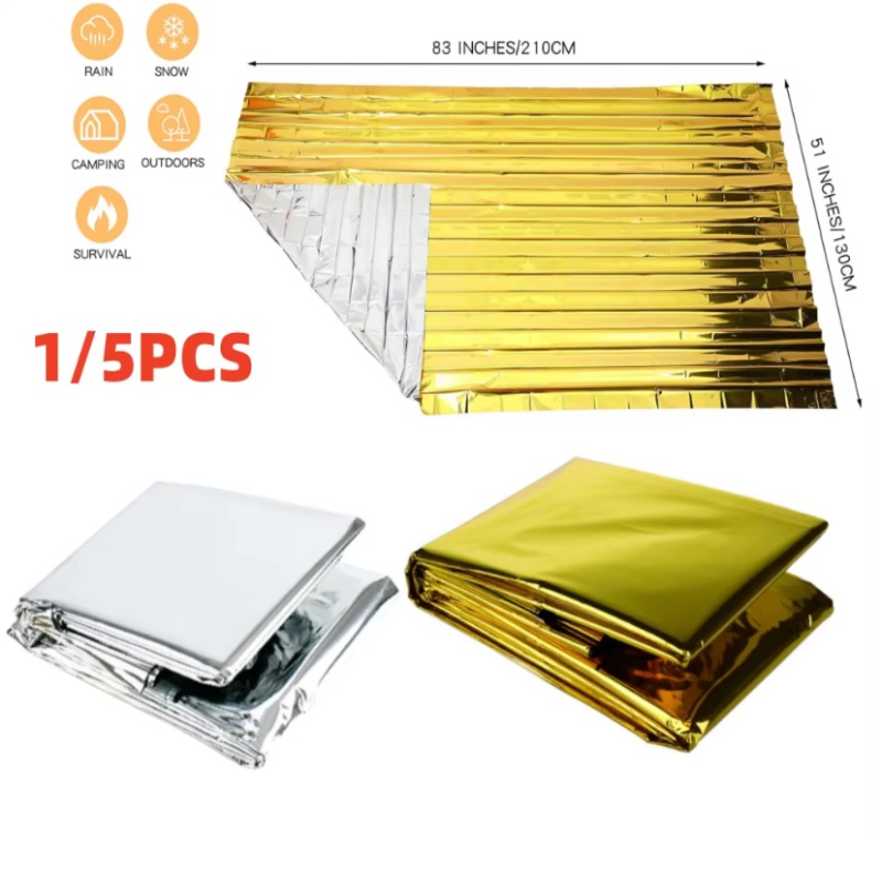 130x210cm Hochleistungs-Mylar- – Survival Blanket Reflective Bewertung und Preis