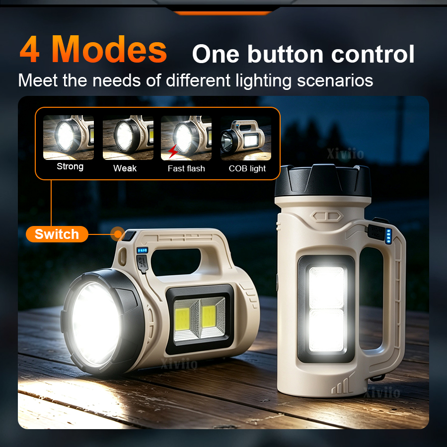 مصباح LED محمول متعدد المشاهد  – Solar Emergency Charger Bewertung und Preis
