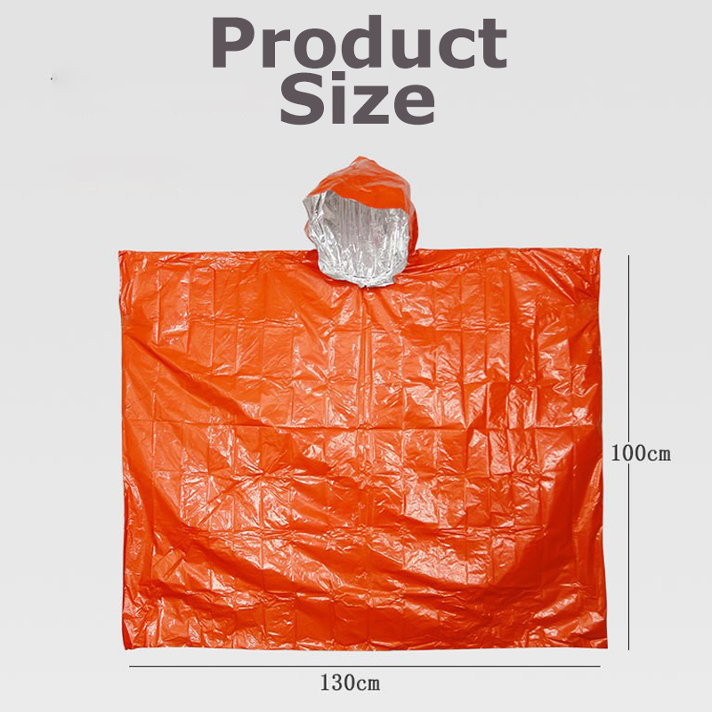 Multifunktionaler Notfall-Rege – Emergency Poncho Rain Bewertung und Preis