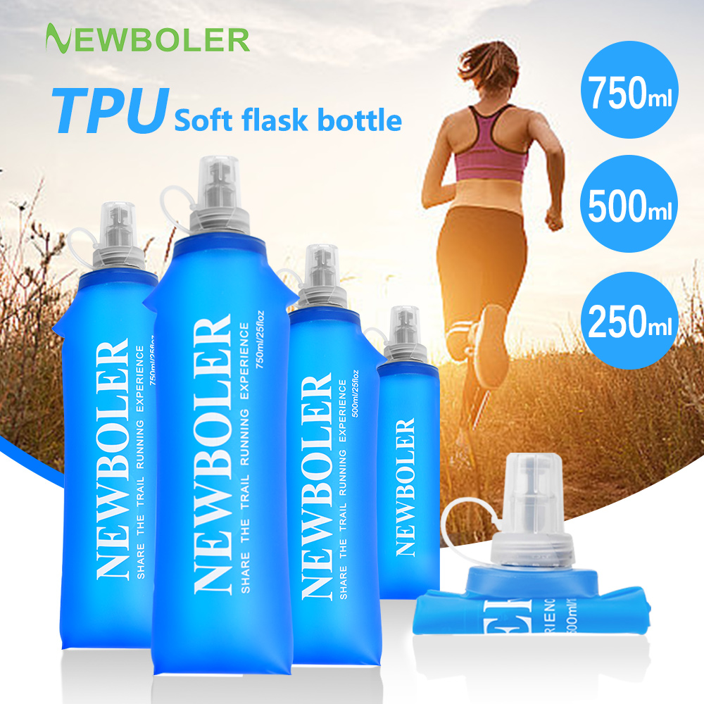 750ml Wasser flasche TPU faltb – Water Bag Collapsible Bewertung und Preis